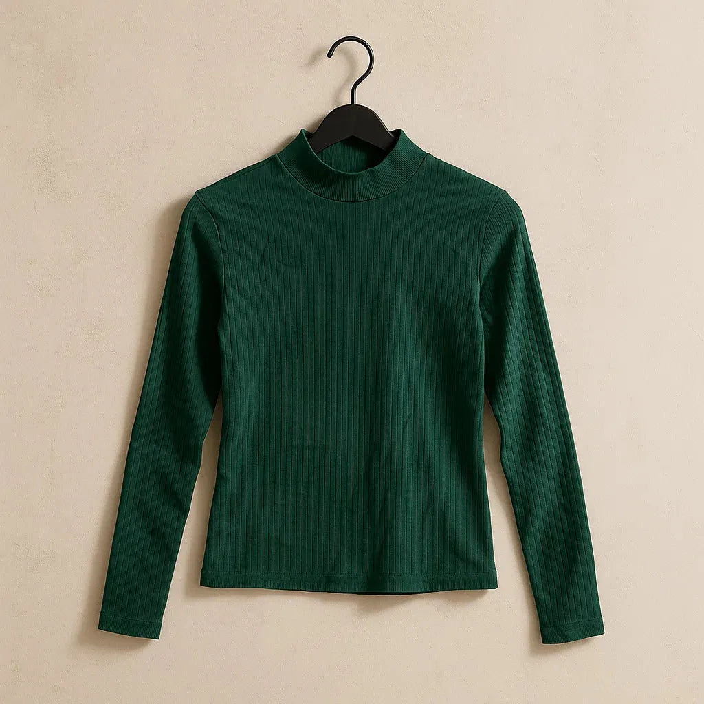 Women Zara Ribbed T-shirt