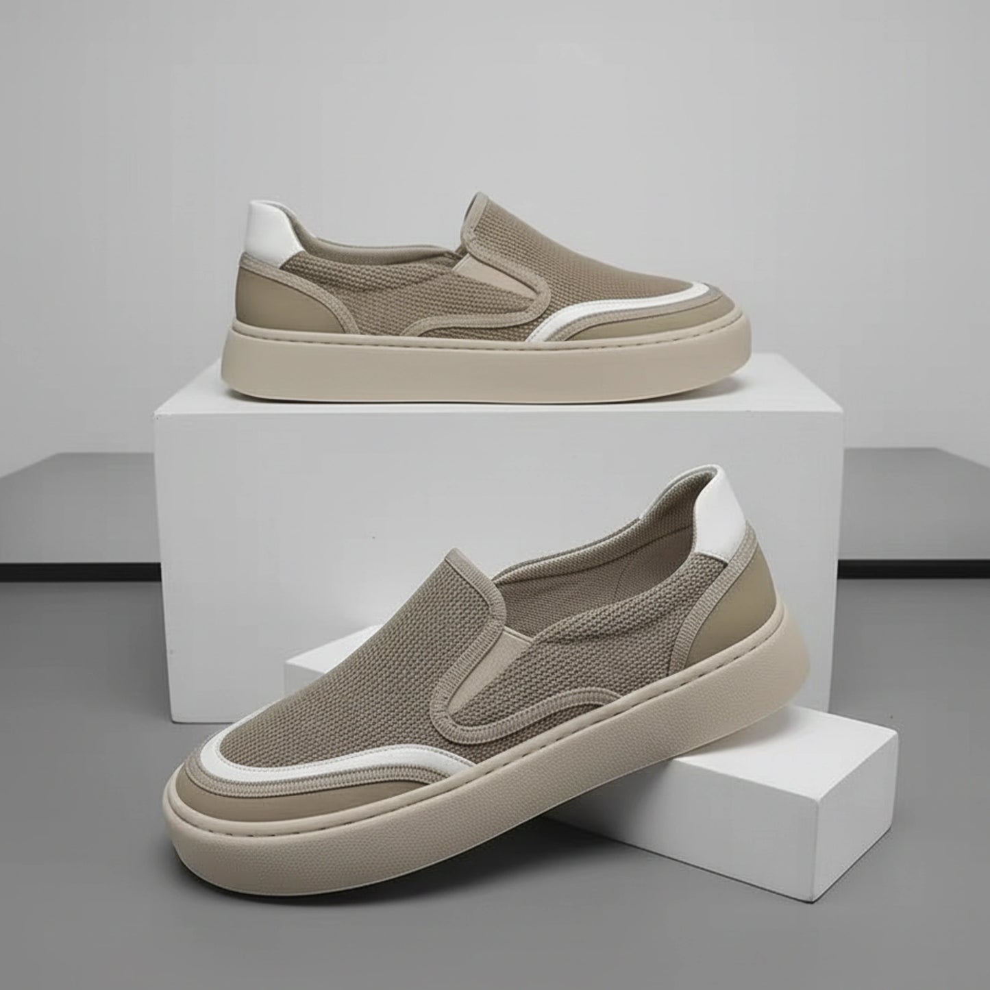 DuneFlex Lightweight Breathable Slip-On Sneakers