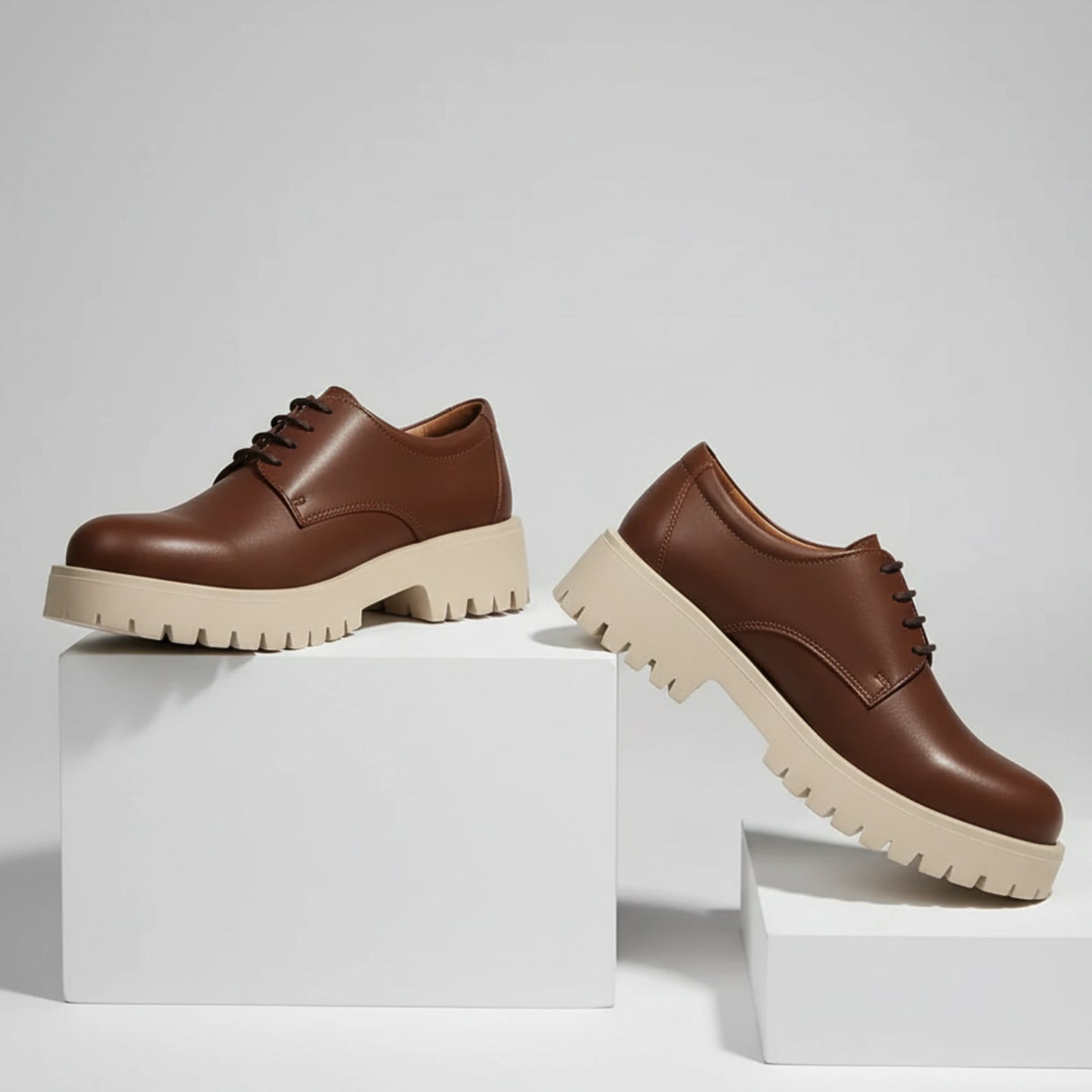 Cozy Winter Chunky-Heeled Boots with Lace
