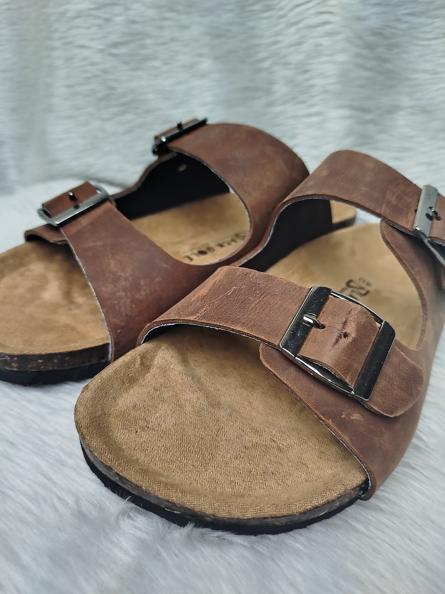 Arizona Men's Leather Sandals - BlackBole Edition A03