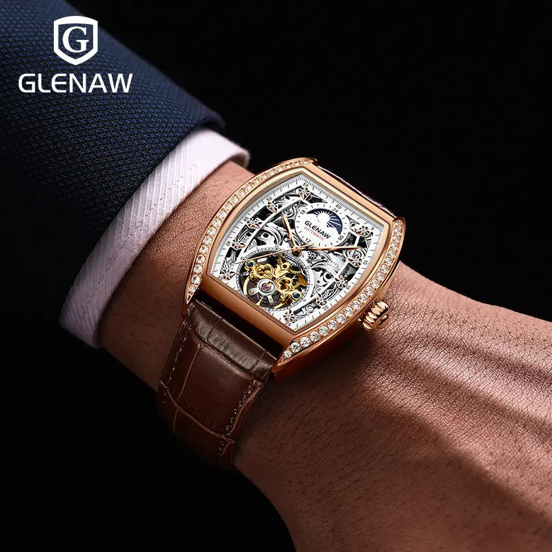 Glenaw Gold Automatic Mechanical Watch