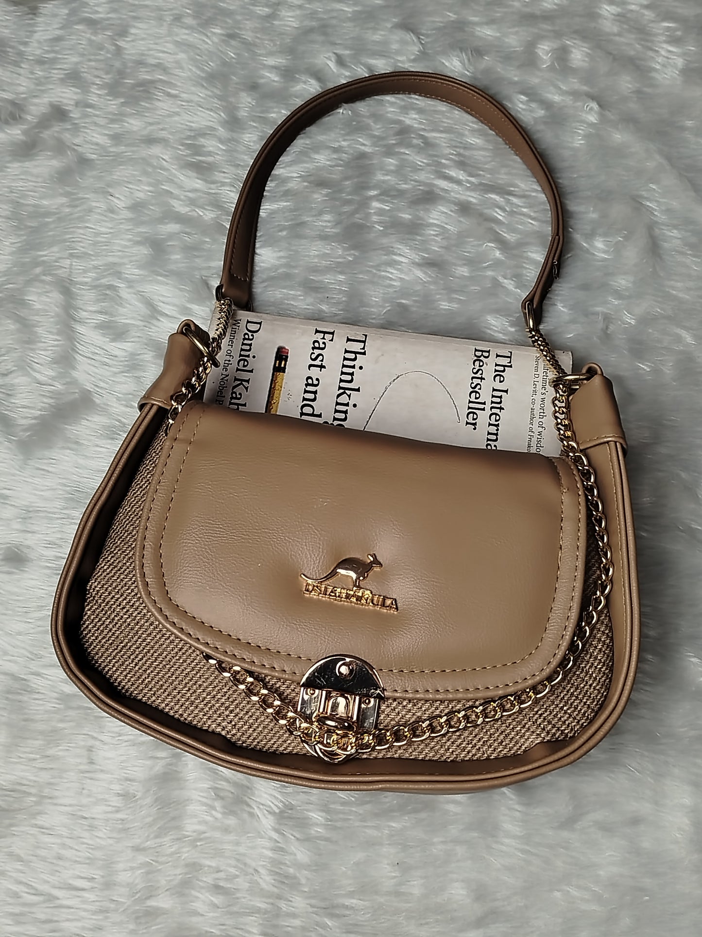 UrbanCharm Mocha Shoulder Bag