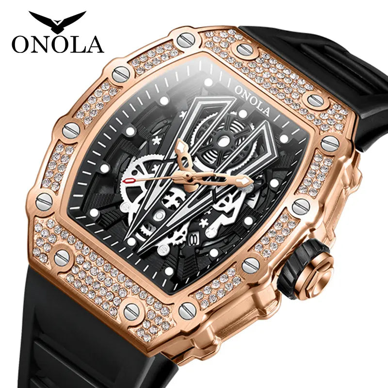 ONOLA 3826D New Timepieces Luminous Sports Waterproof Quartz Watch