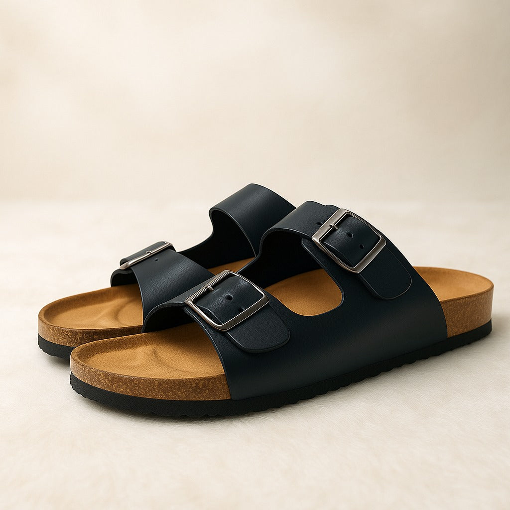 Arizona Men's Leather Sandals - BlackBole Edition A06