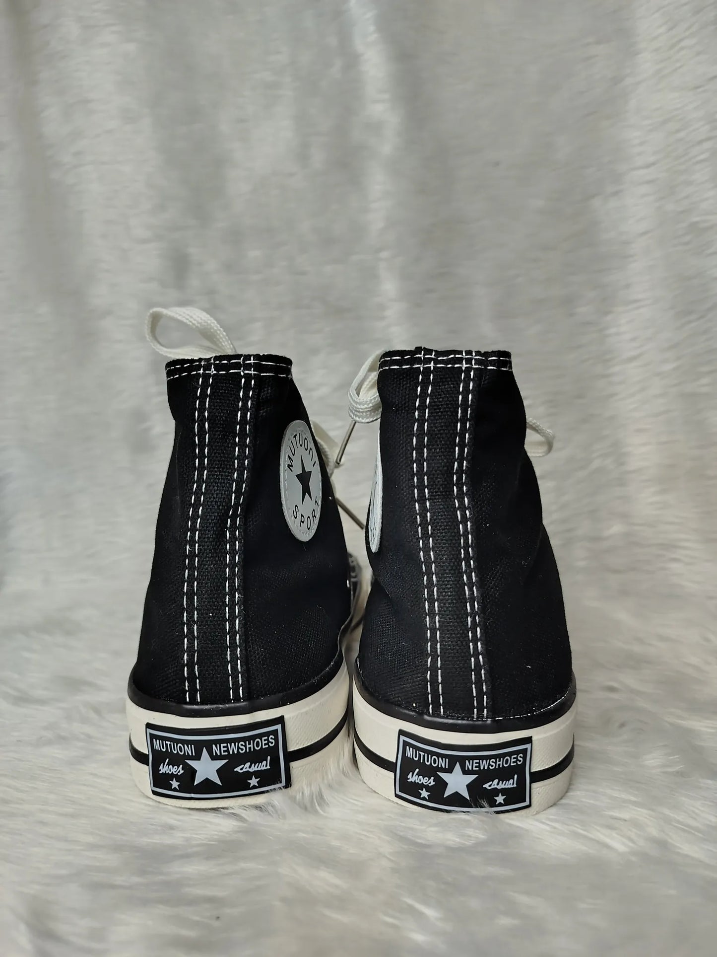 High Neck Canvas Sneaker