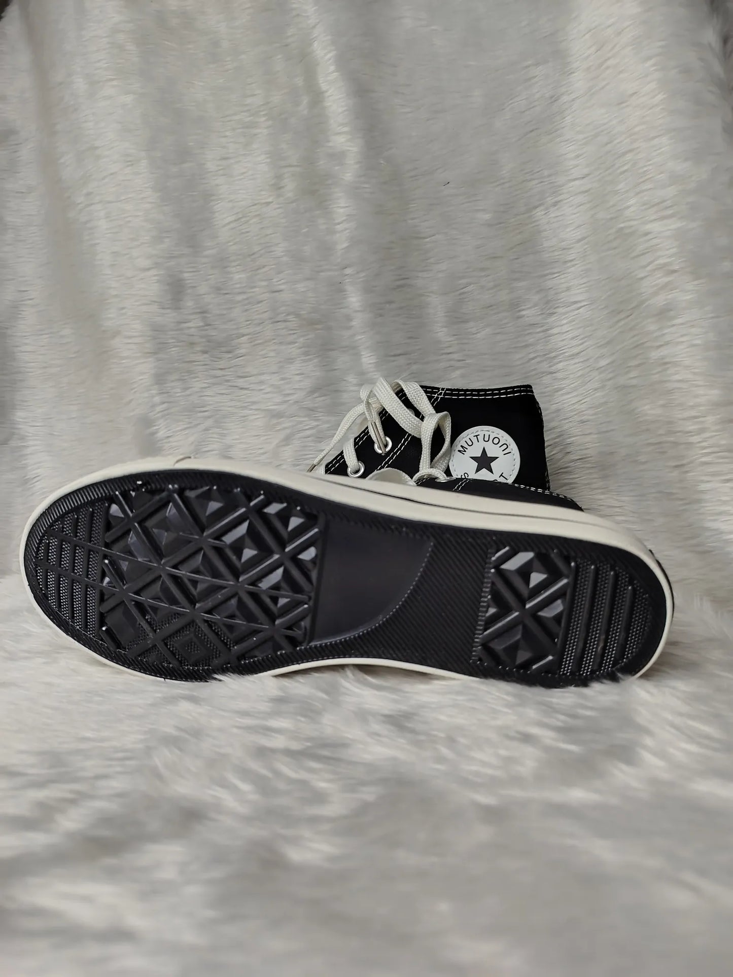 High Neck Canvas Sneaker