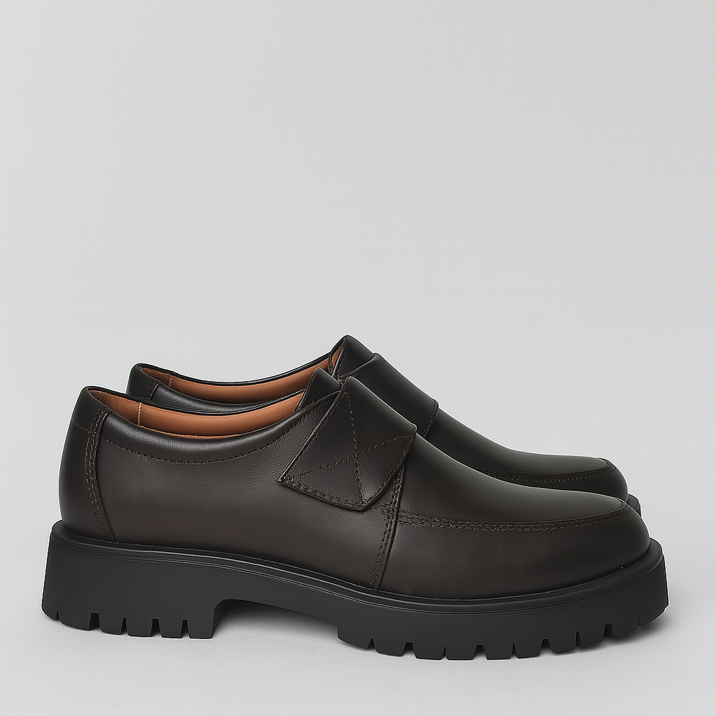 HexaFlex Women High Heel (Original Leather) - Dark Brown