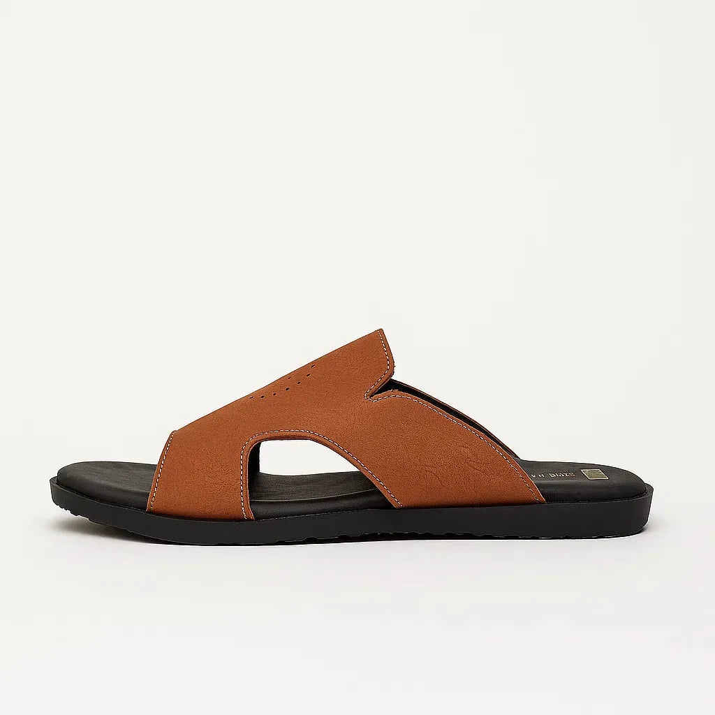 BlackBole Bob Leather Sandal - 1018 Brown