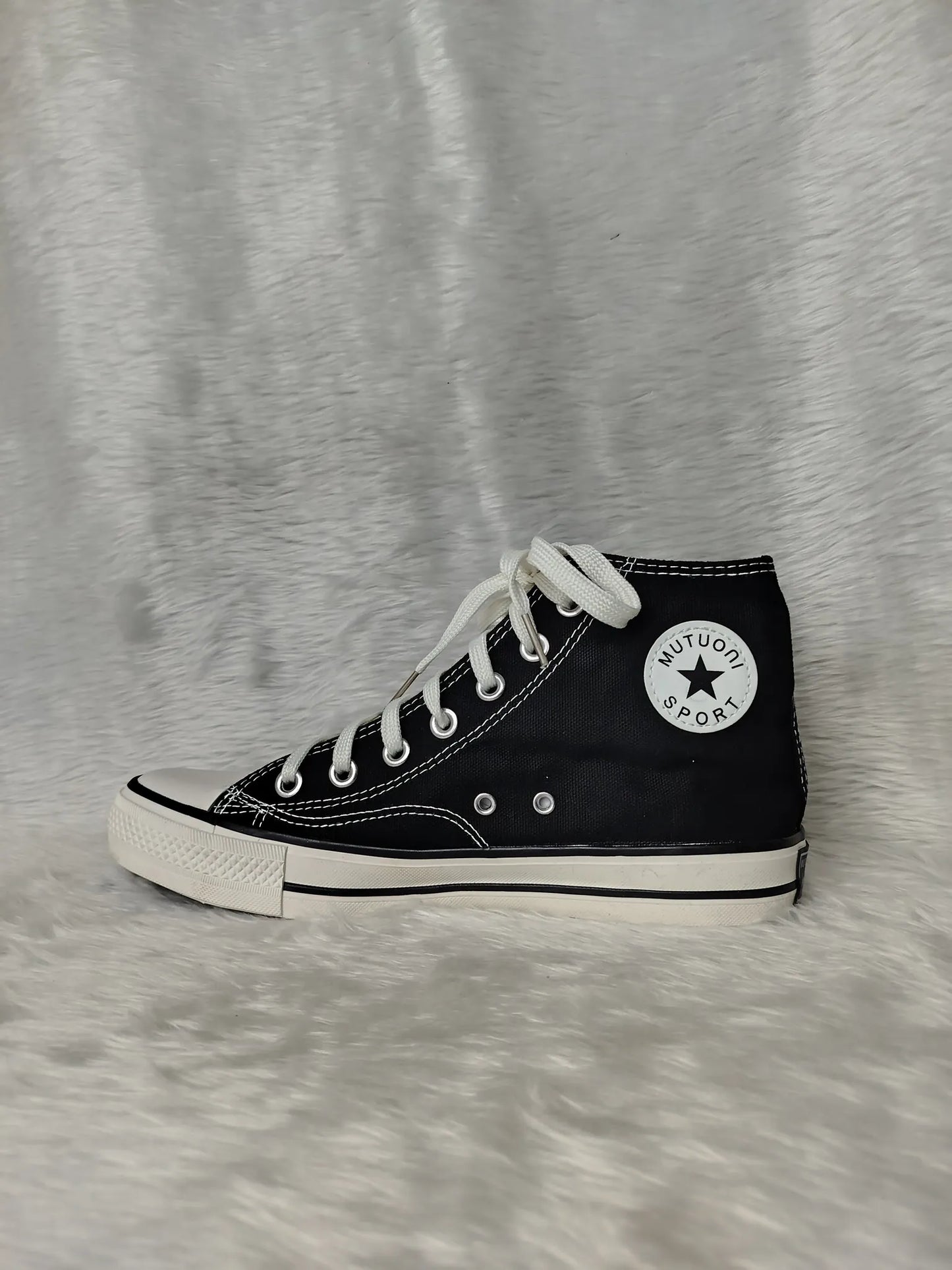 High Neck Canvas Sneaker