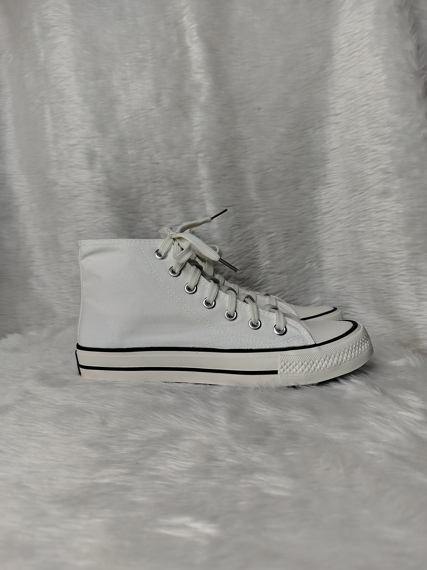 High Neck Canvas Sneaker