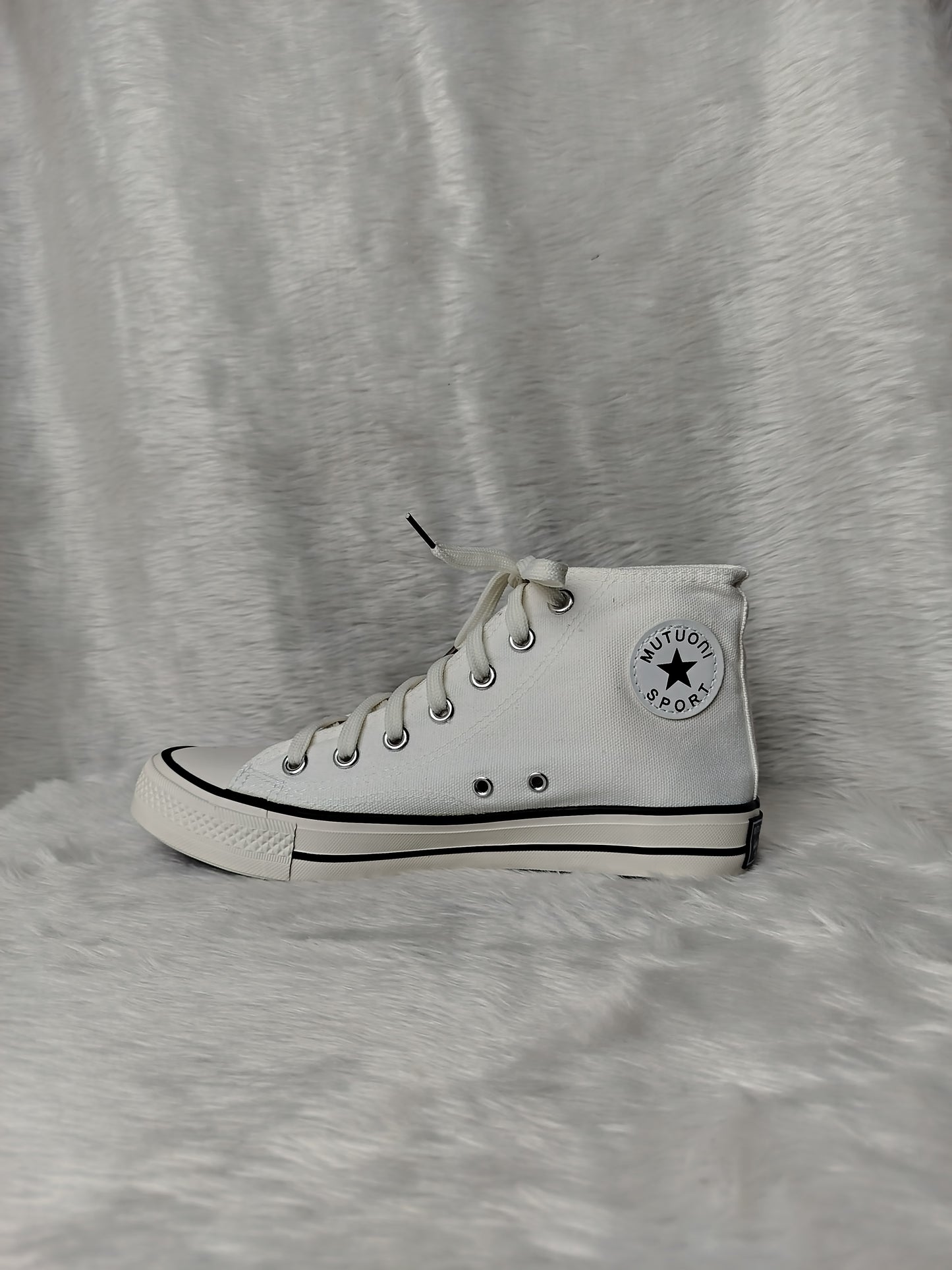 High Neck Canvas Sneaker