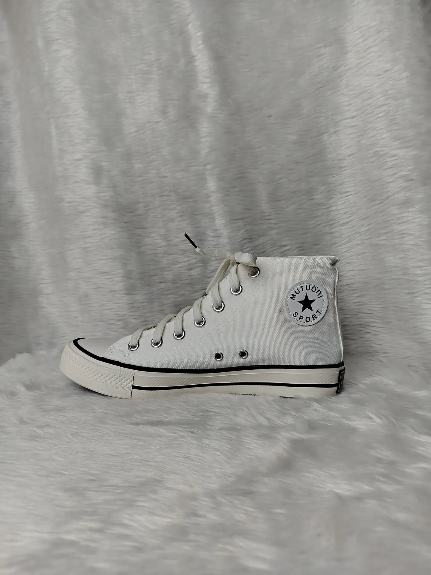 High Neck Canvas Sneaker