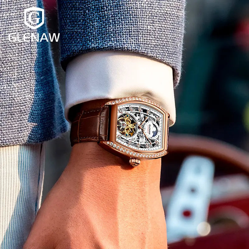 Glenaw Gold Automatic Mechanical Watch