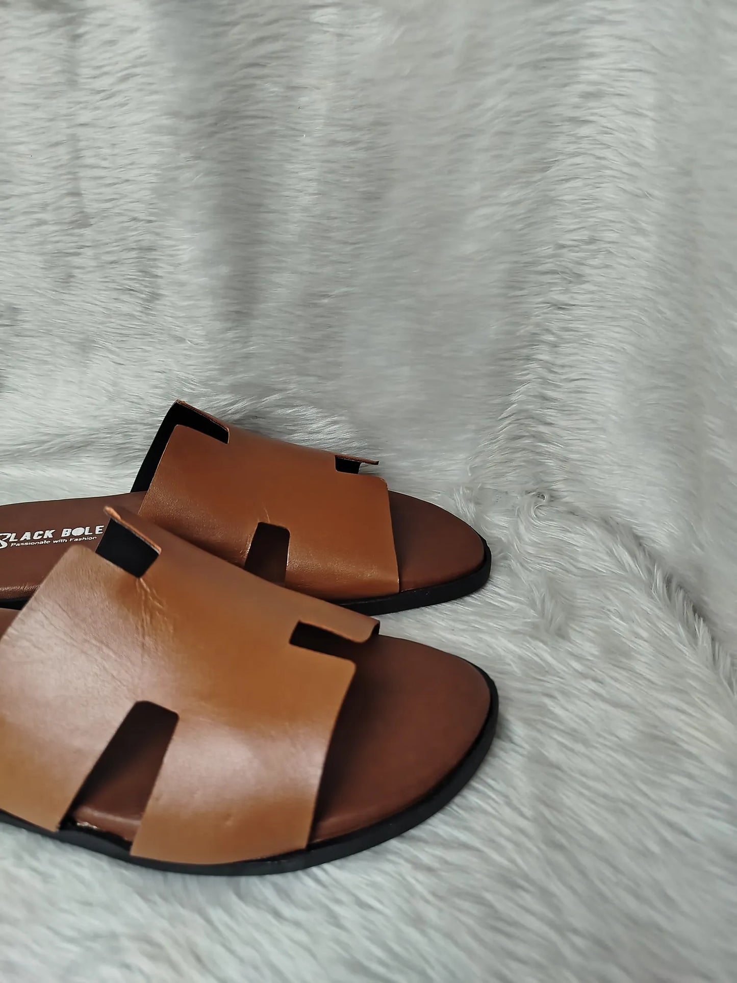 Men's Leather Sandal - BlackBole Edition 1013