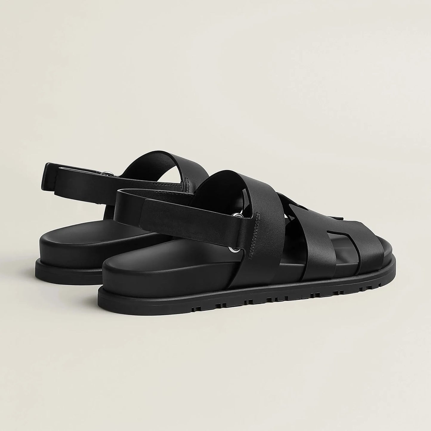 Men's Leather Sandal - BlackBole Edition 2001