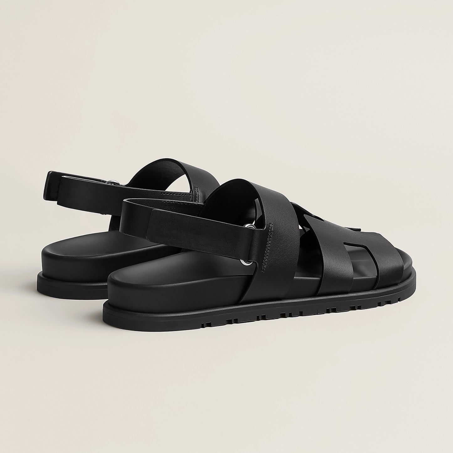 Men's Leather Sandal - BlackBole Edition 2001