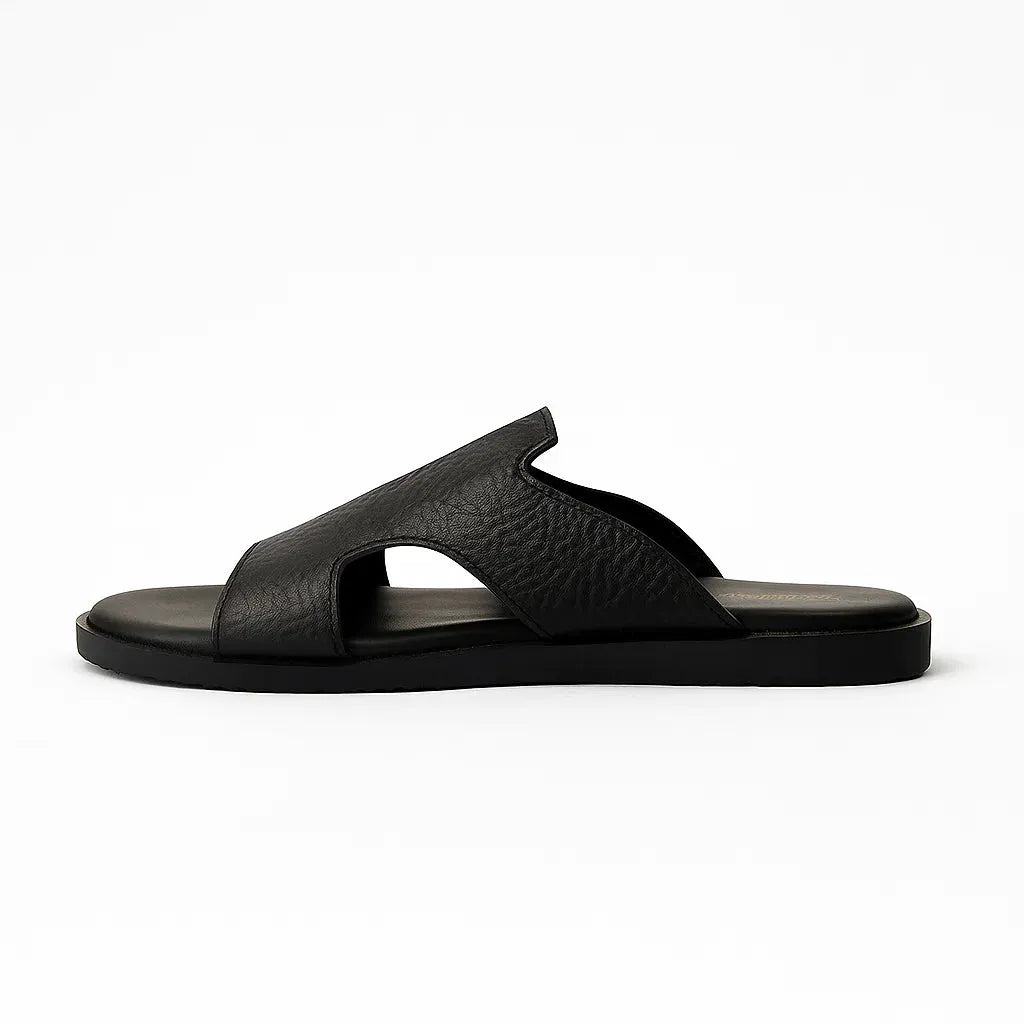 BlackBole Bob Leather Sandal - 1018 Black