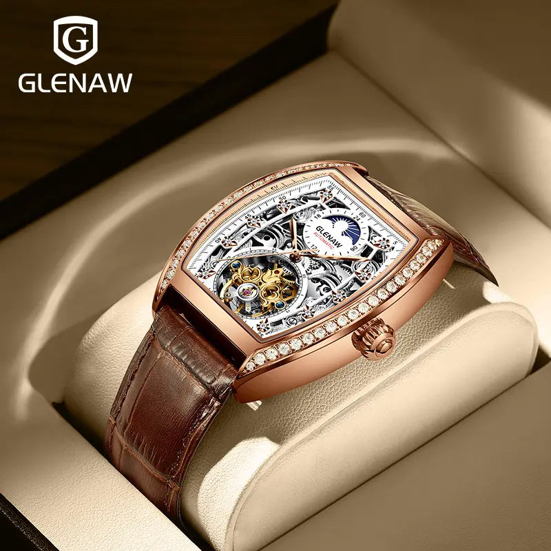 Glenaw Gold Automatic Mechanical Watch