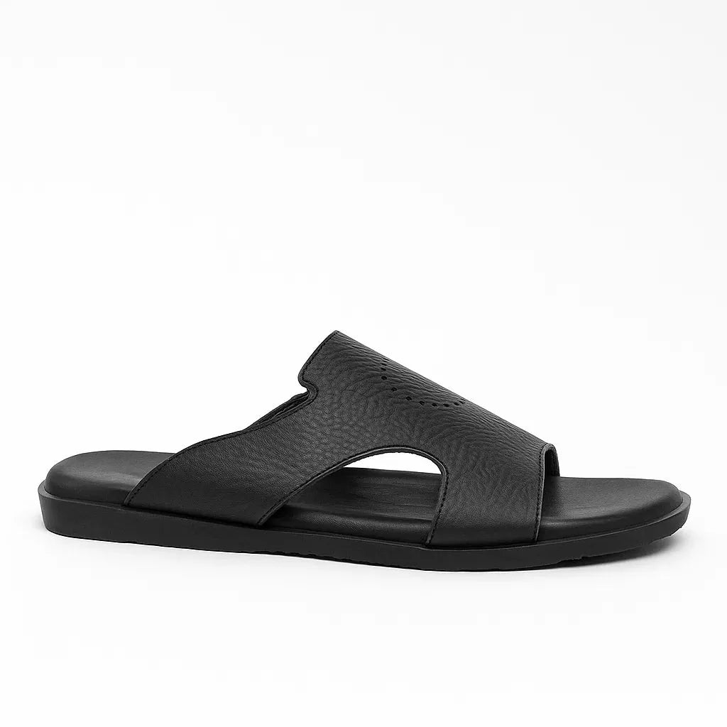 BlackBole Bob Leather Sandal - 1018 Black