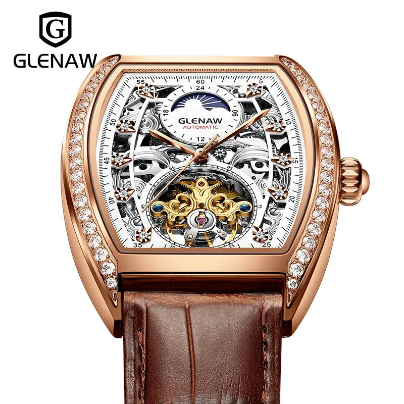 Glenaw Gold Automatic Mechanical Watch