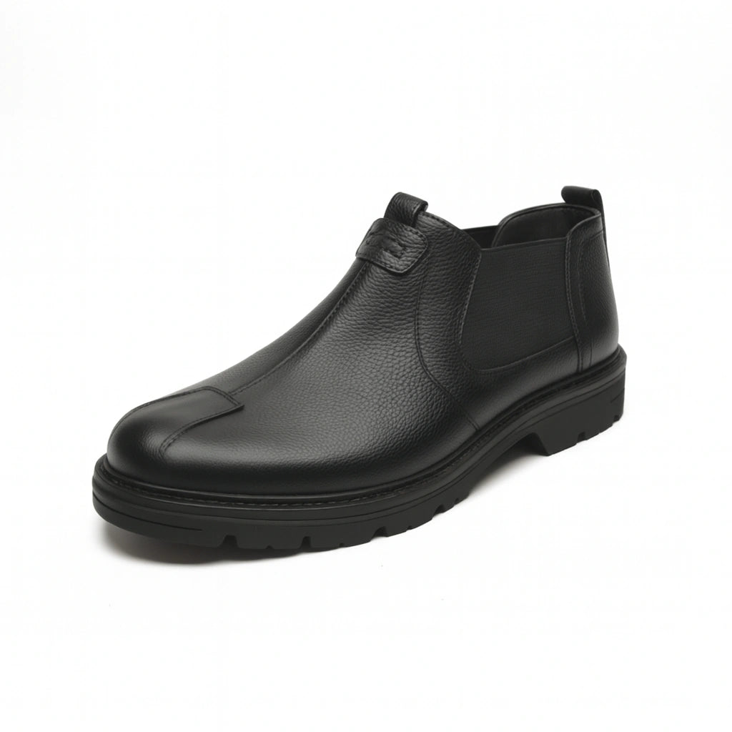 Men's Original Leather Biking Boot - BlackBole Edition BBBB01