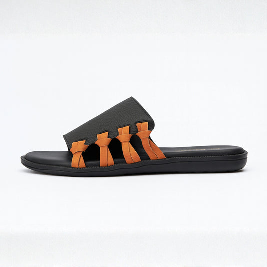 Hand-Made Vinda Pakistani Style Chappal - BlackBole Edition 1020