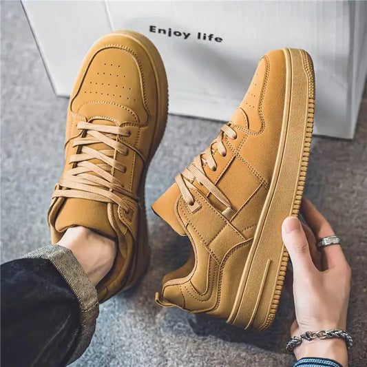 Men's Suede Leather Versatile Sneakers