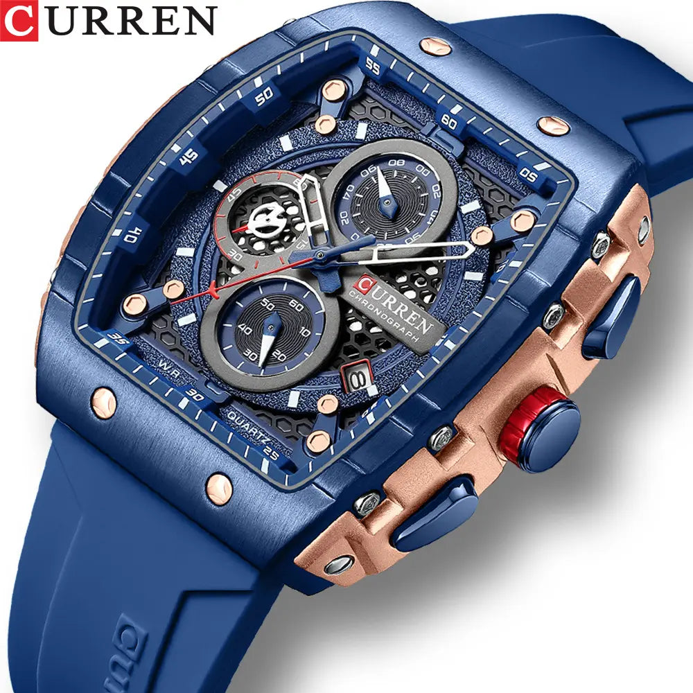 CURREN Business 8442 Multi Functional Auto Date Quartz Watch