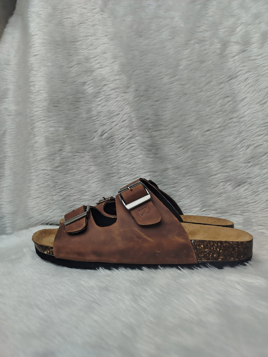 Arizona Men's Leather Sandals - BlackBole Edition A03