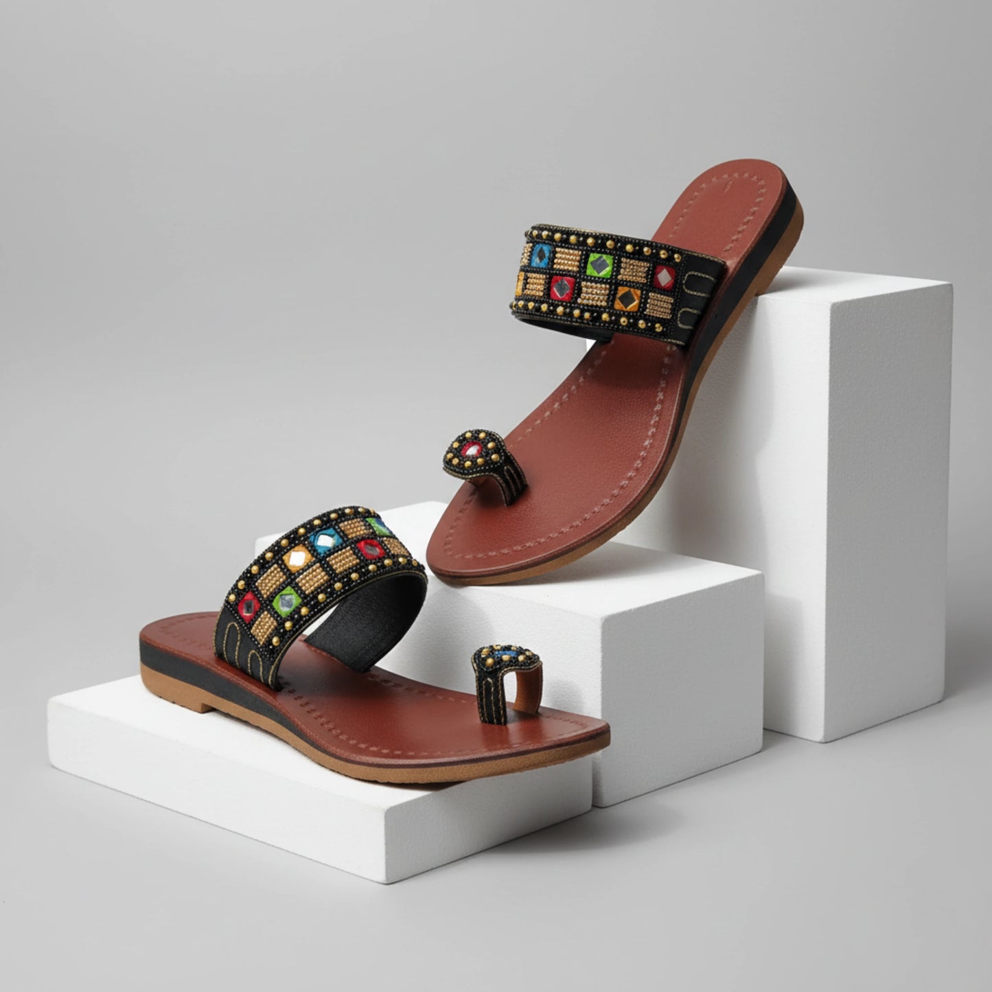 In'Ya Women's Karchupi Sandal - BlackBole Edition LAD0001