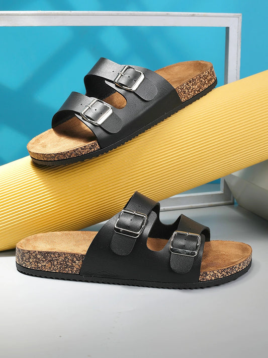 Arizona Men's Leather Sandals - BlackBole Edition A06