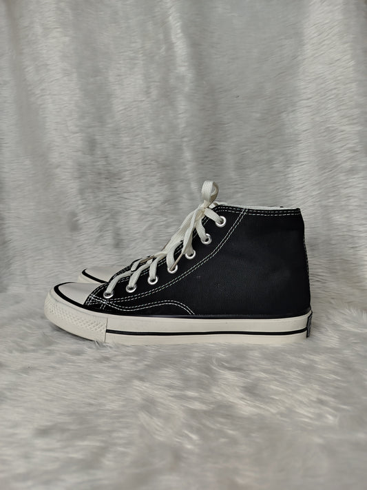 Men's High Neck Canvas Sneaker