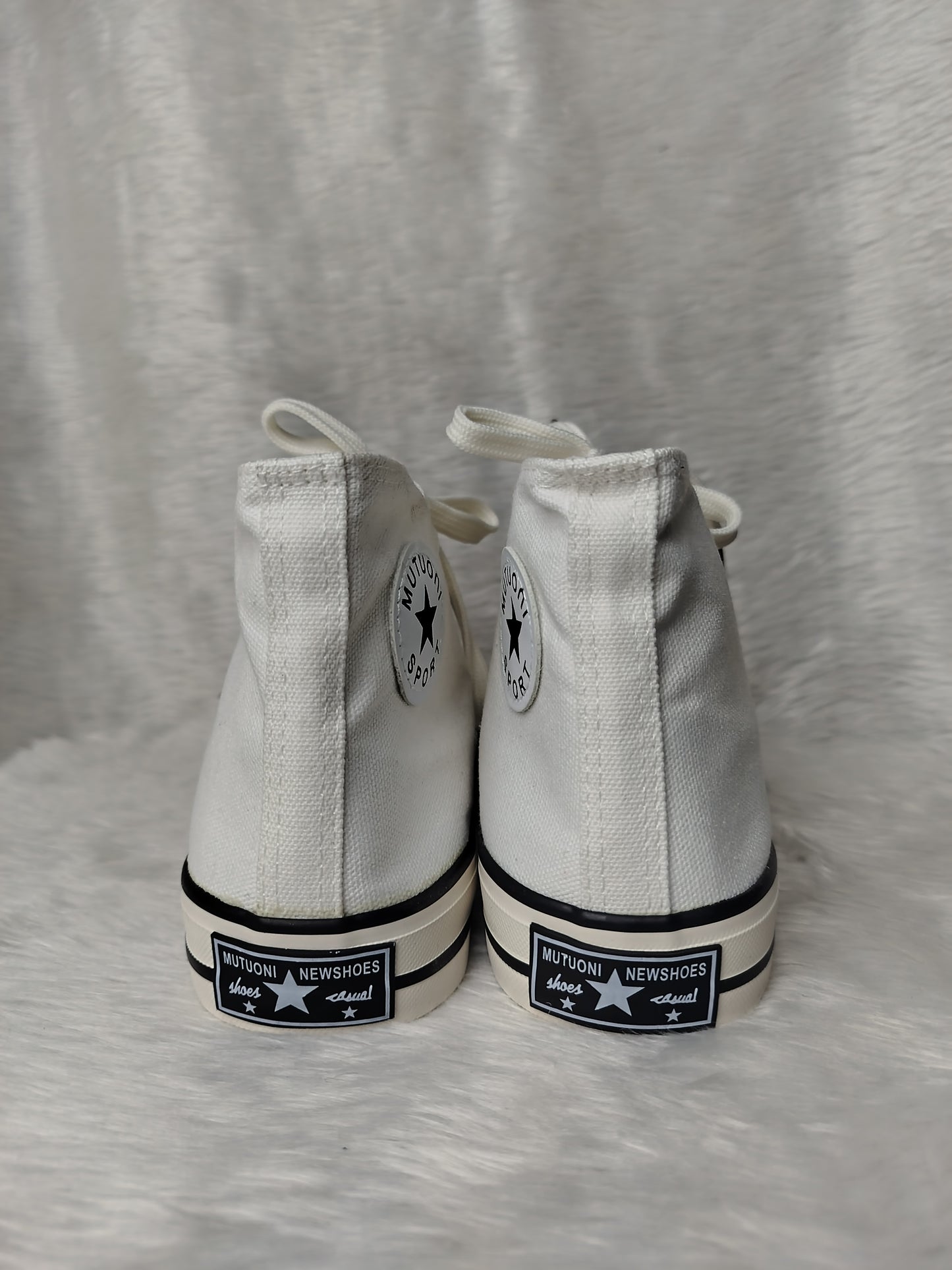 High Neck Canvas Sneaker