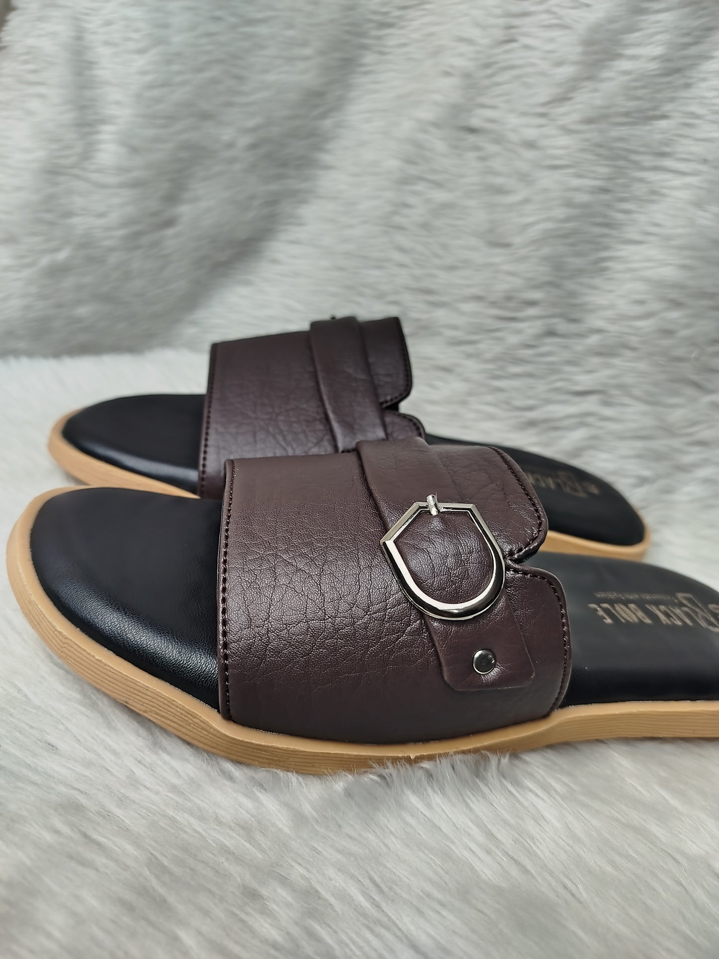 Men's Leather Sandal - BlackBole Edition 1015