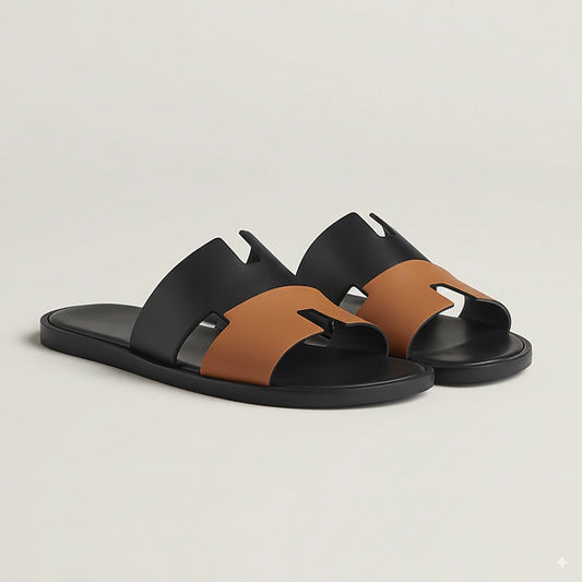 Men's Leather Sandal - BlackBole Edition 1016