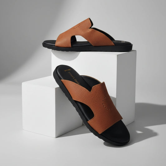 BlackBole Bob Leather Sandal - 1018 Brown