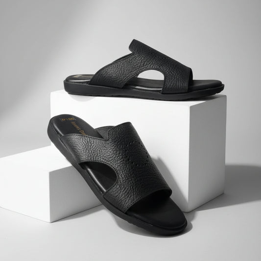 BlackBole Bob Leather Sandal - 1018 Black