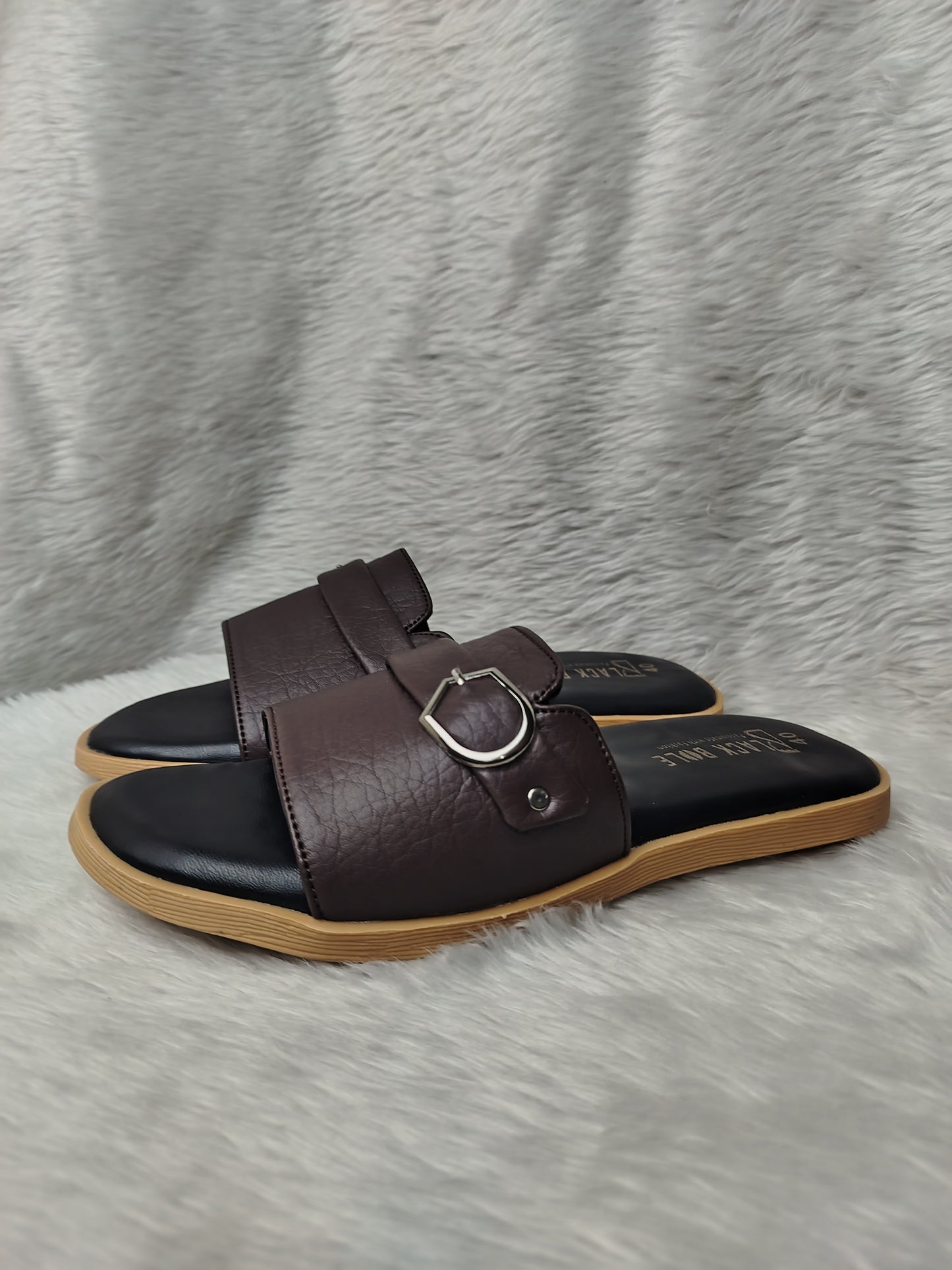 Men's Leather Sandal - BlackBole Edition 1015