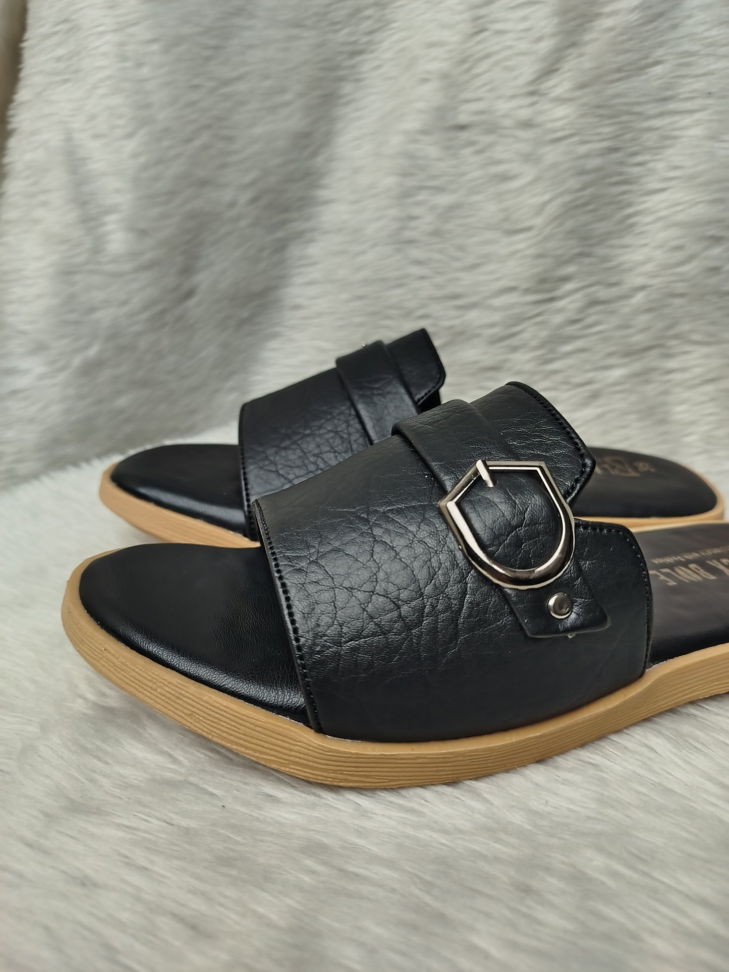 Men's Leather Sandal - BlackBole Edition 1015